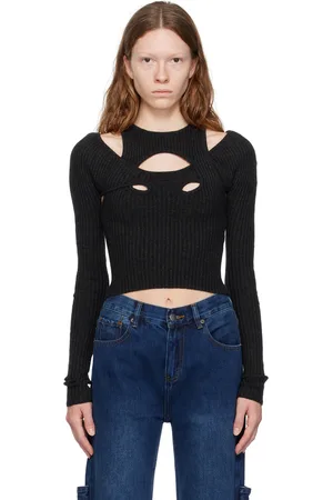 Wynn Hamlyn T-shirt à manches longues Derry noir