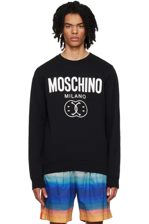 Moschino Pull molletonné noir à image - Smiley