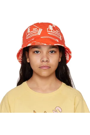 The Animals Observatory Enfant | Chapeau bob Starfish rouge à motif à logo 