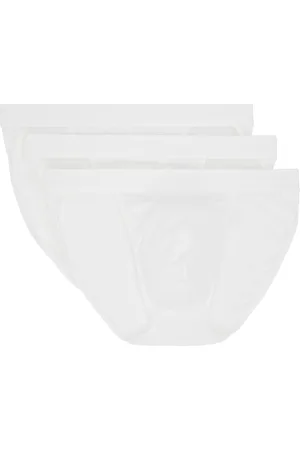 CDLP Ensemble de trois slips de style tanga blancs