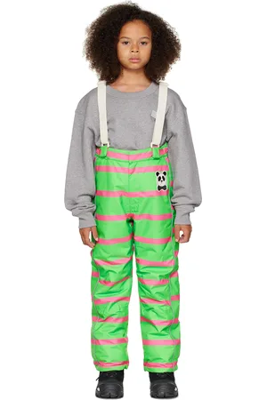 Mini Rodini Enfant | Pantalon de neige vert à écusson graphique