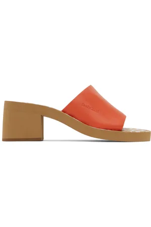 See by Chloé Sandales à talon bottier Essie orange