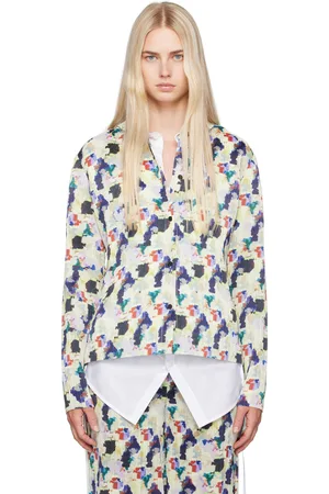 HENRIK VIBSKOV Chemise Remember multicolore à plissures