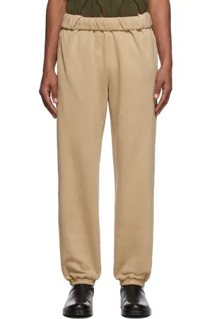 DION LEE Pantalon de survêtement brun clair en coton