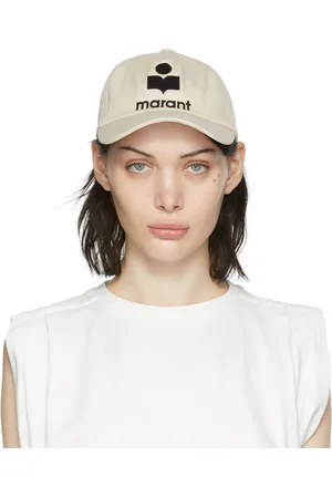 Isabel Marant Casquette Tyrony blanc cassé