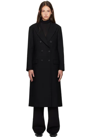 Joseph Manteau Liberté noir en laine