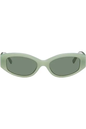 Insatiable High Lunettes de soleil Jude vertes exclusives à SSENSE
