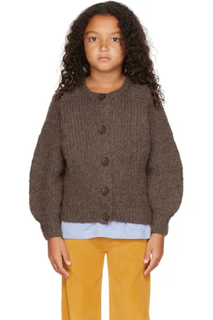 Longlivethequeen Enfant | Cardigan brun