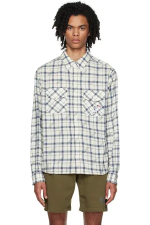 Billionaire Boys Club Chemise blanc cassé à carreaux