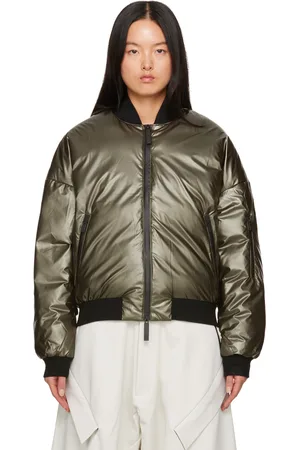 Templa Blouson aviateur Alkane kaki rembourré en duvet