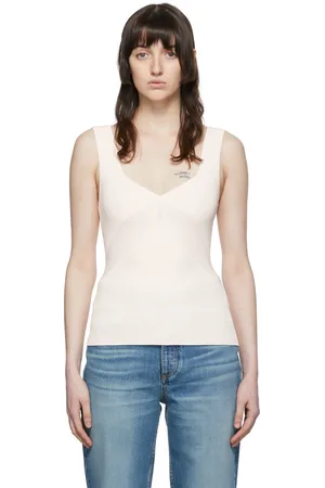 RAG&BONE Débardeur blanc cassé en viscose