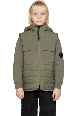 C.P. Company Enfant | Veste U16 Shell-R kaki