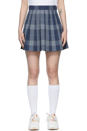 BAPE Minijupe bleu marine en polyester