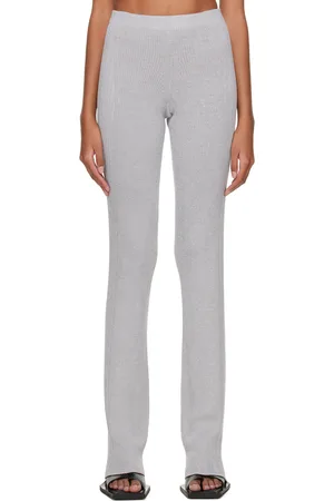 DION LEE Pantalon de détente réfléchissant argenté