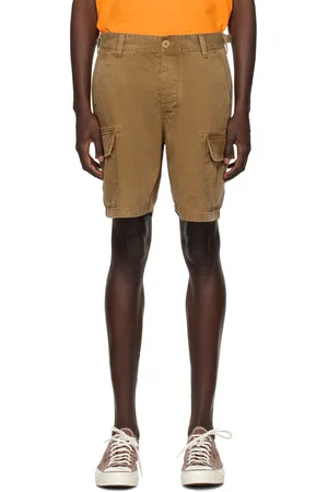 Saturdays NYC Short Balugo brun clair à effet délavé