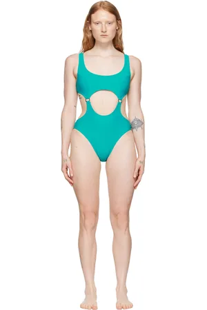 FLEUR DU MAL Maillot de bain une pièce Suspender bleu