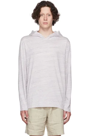 Vince Pull à capuche mauve en coton