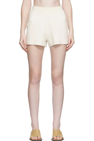 Joseph Short blanc cassé en tissu éponge