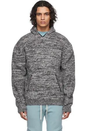 JOHN ELLIOTT Pull à capuche Andres noir et gris