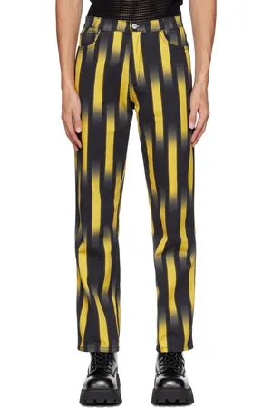 Double Rainbouu Jean Party noir et jaune