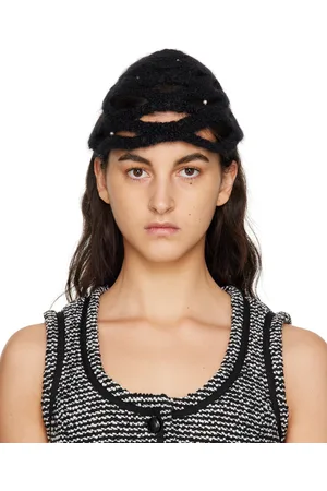 RUI Bonnet noir en mohair
