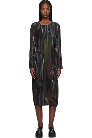 HENRIK VIBSKOV Robe midi plissée Knight multicolore