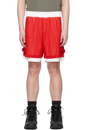 F/CE Short étagé rouge et blanc