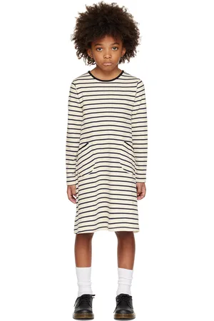 Kodomo BEAMS Enfant | Robe blanc cassé à rayures