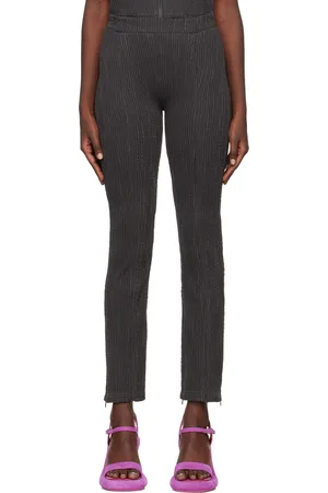 ECKHAUS LATTA Pantalon fendu gris