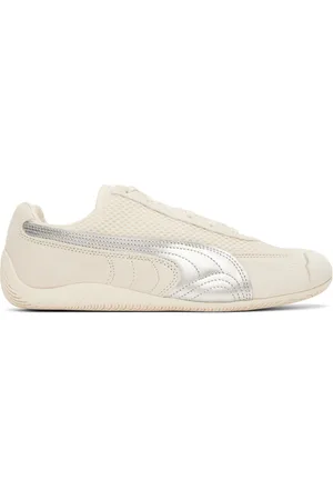PUMA Baskets Speedcat Premium beige et argenté