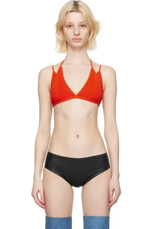 DION LEE Camisole modulaire Butterfly orange