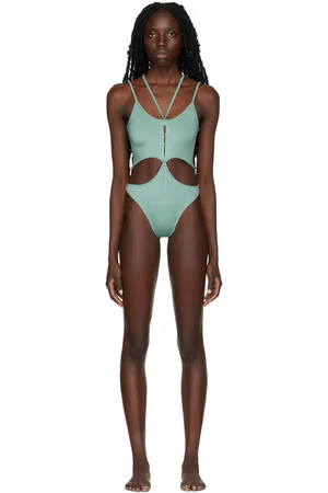 RUI Maillot de bain une pièce vert exclusif à SSENSE