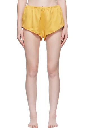 ASCENO Short de pyjama Venice jaune
