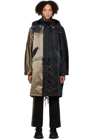 Feng Chen Wang Manteau multicolore à panneaux