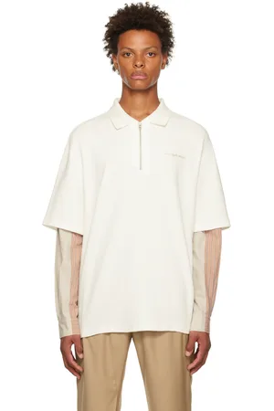 Feng Chen Wang Polo blanc à panneaux