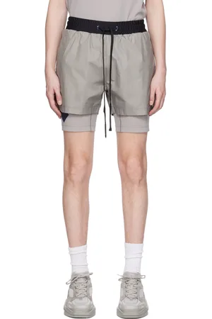 Templa Short de survêtement étagé gris