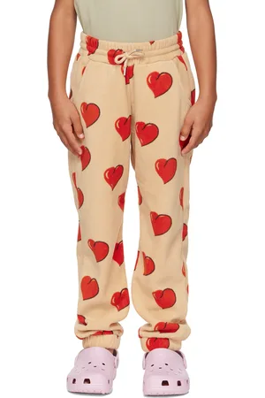 Mini Rodini Enfant | Pantalon en molleton à cœurs