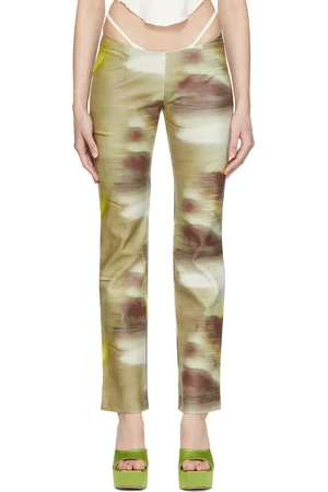 Miaou Pantalon Rex multicolore exclusif à SSENSE