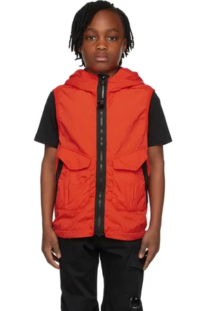 C.P. Company Enfant | Veste Cr-L orange à lunettes