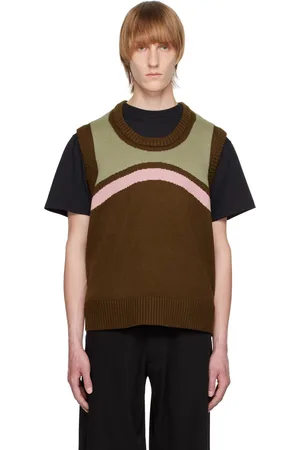 Insatiable High Gilet Marshmallow Dasher brun exclusif à SSENSE