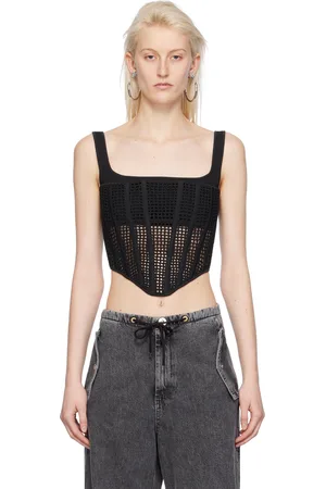 DION LEE Débardeur Suspend noir