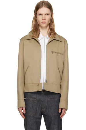 Courrèges Blouson beige à glissière