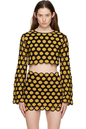 SIMON MILLER Pull Zoodle noir et jaune