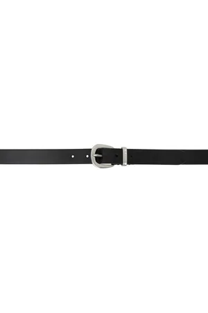 Paul Smith Ceinture noire en cuir lisse