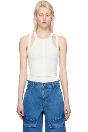 DION LEE Débardeur Sculpt Muscle blanc