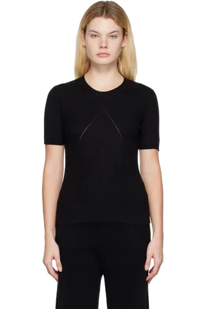 Wolford T-shirt noir en bambou