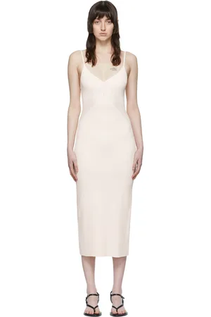 RAG&BONE Robe midi blanc cassé en viscose