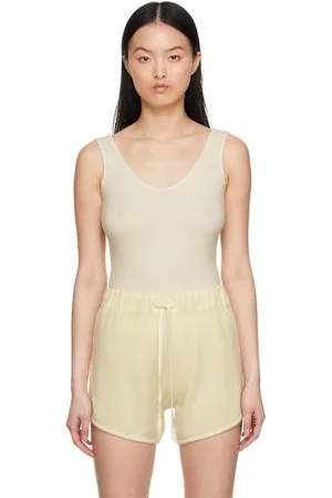 Lisa Yang Justaucorps Leoni blanc cassé exclusif à SSENSE
