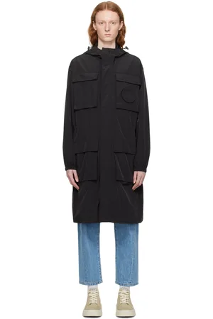 Etudes Manteau Mouvement noir