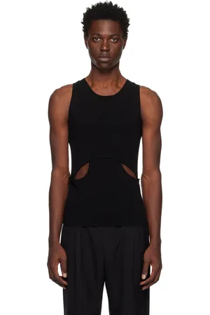 DION LEE Débardeur Interlink noir